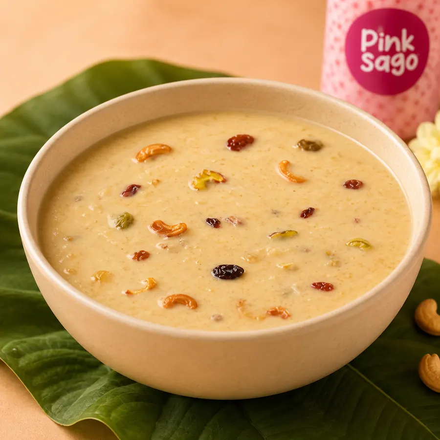 Traditional payasam dessert